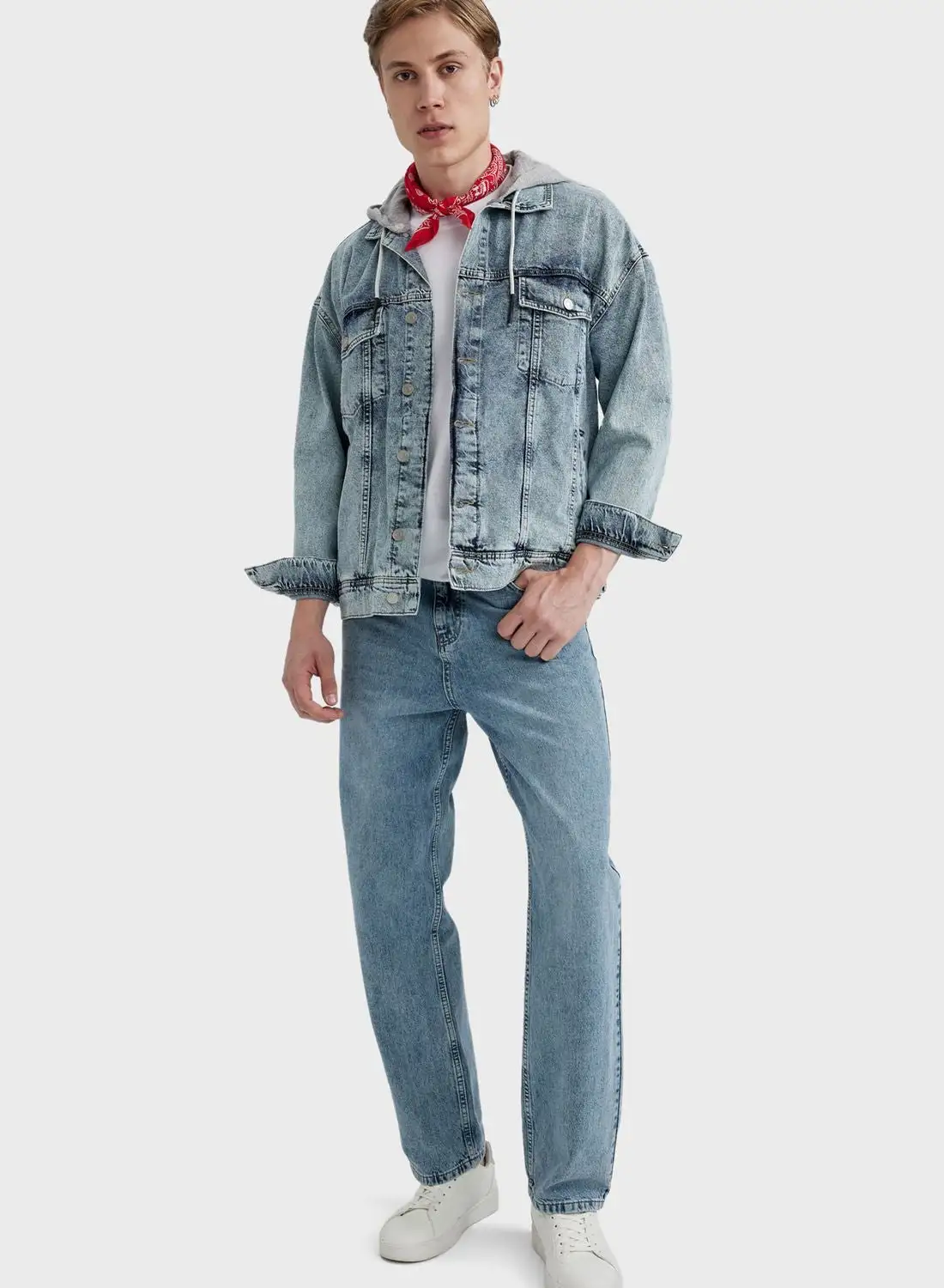 DeFacto Light Wash Denim Jacket