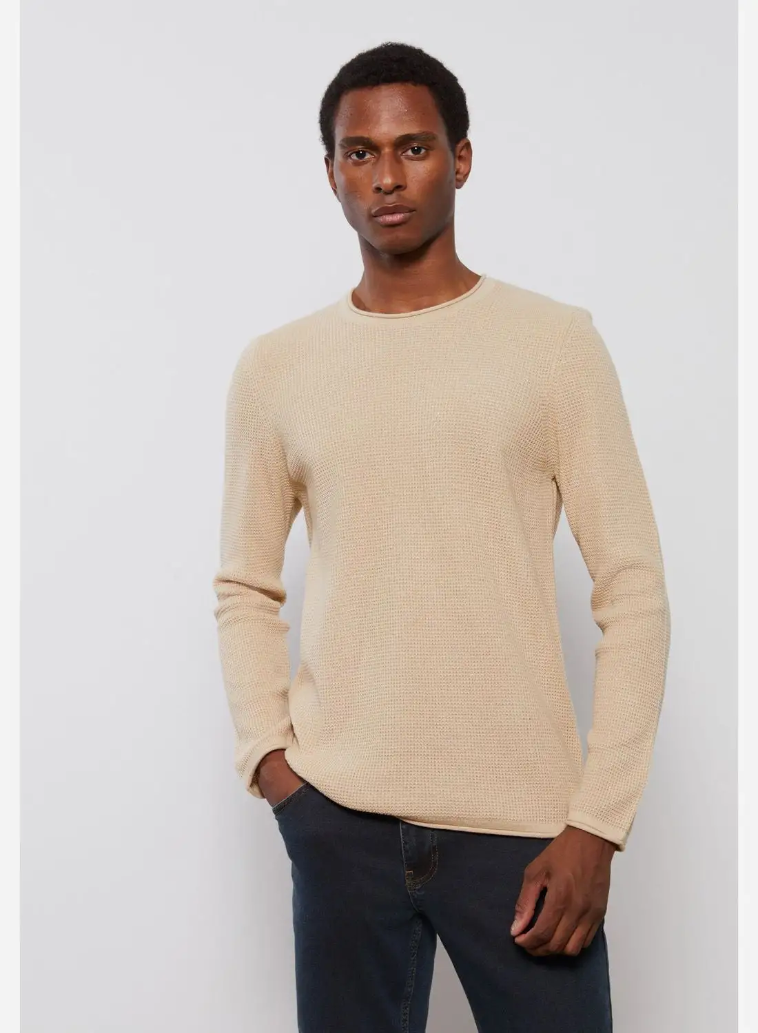 LC WAIKIKI Essential Crew Neck Knitted Sweater