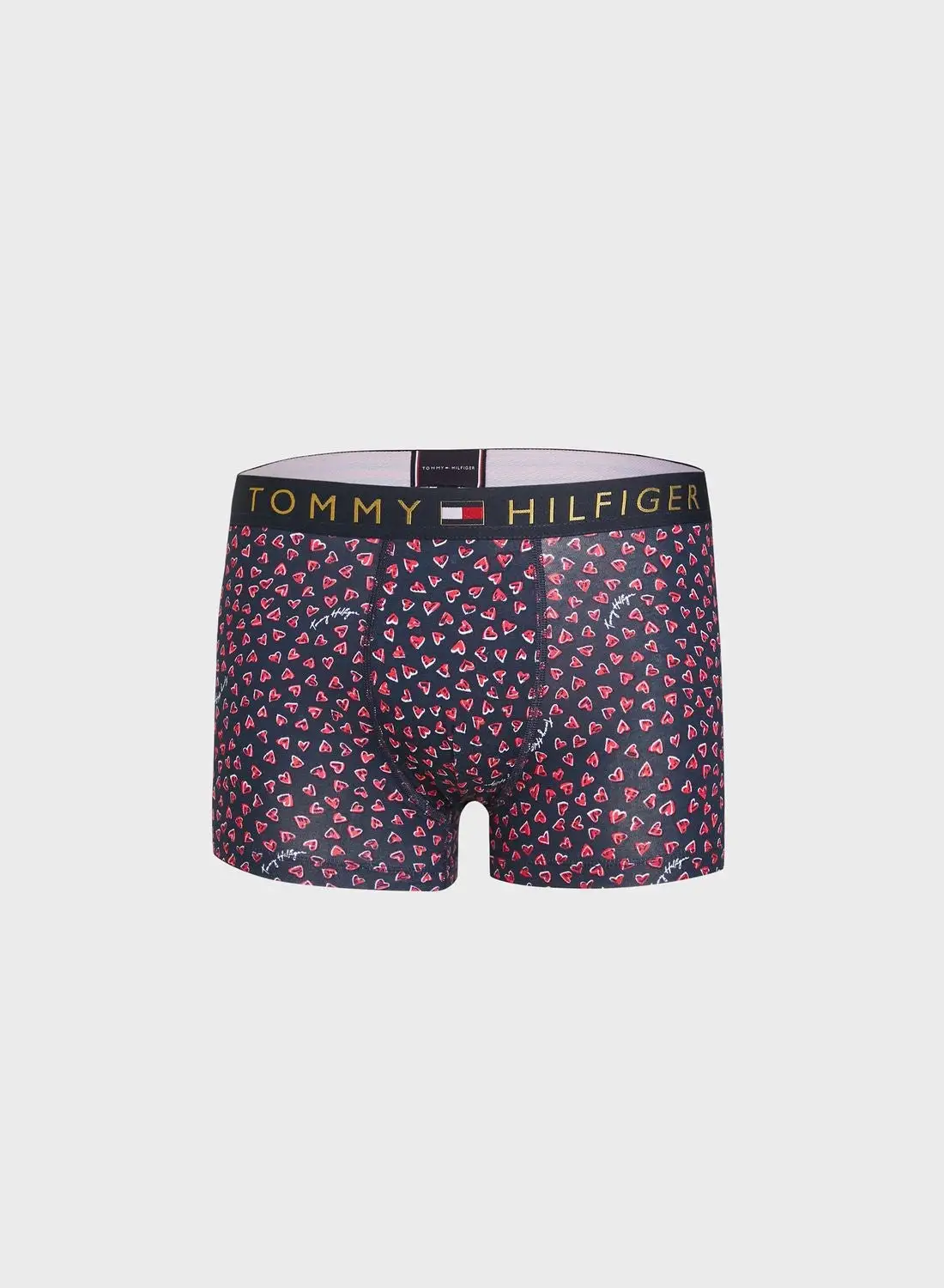 TOMMY HILFIGER Heart Print Trunks & Socks Set