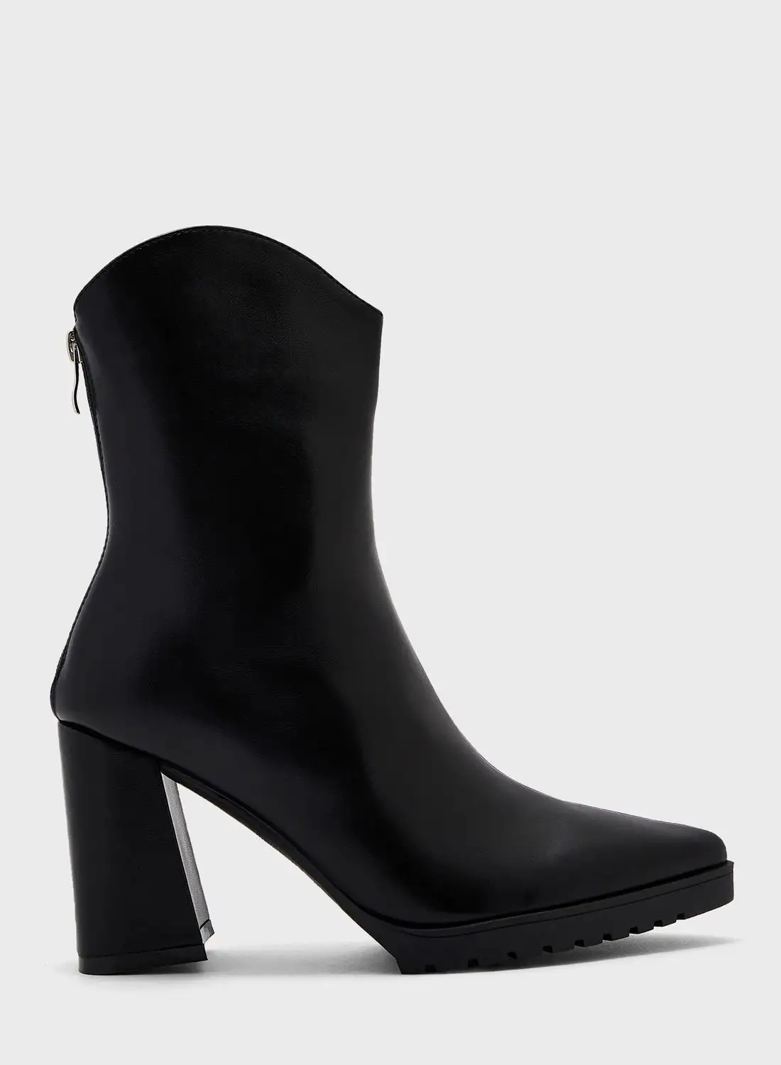 Ginger Chunky Sole Ankle Boots