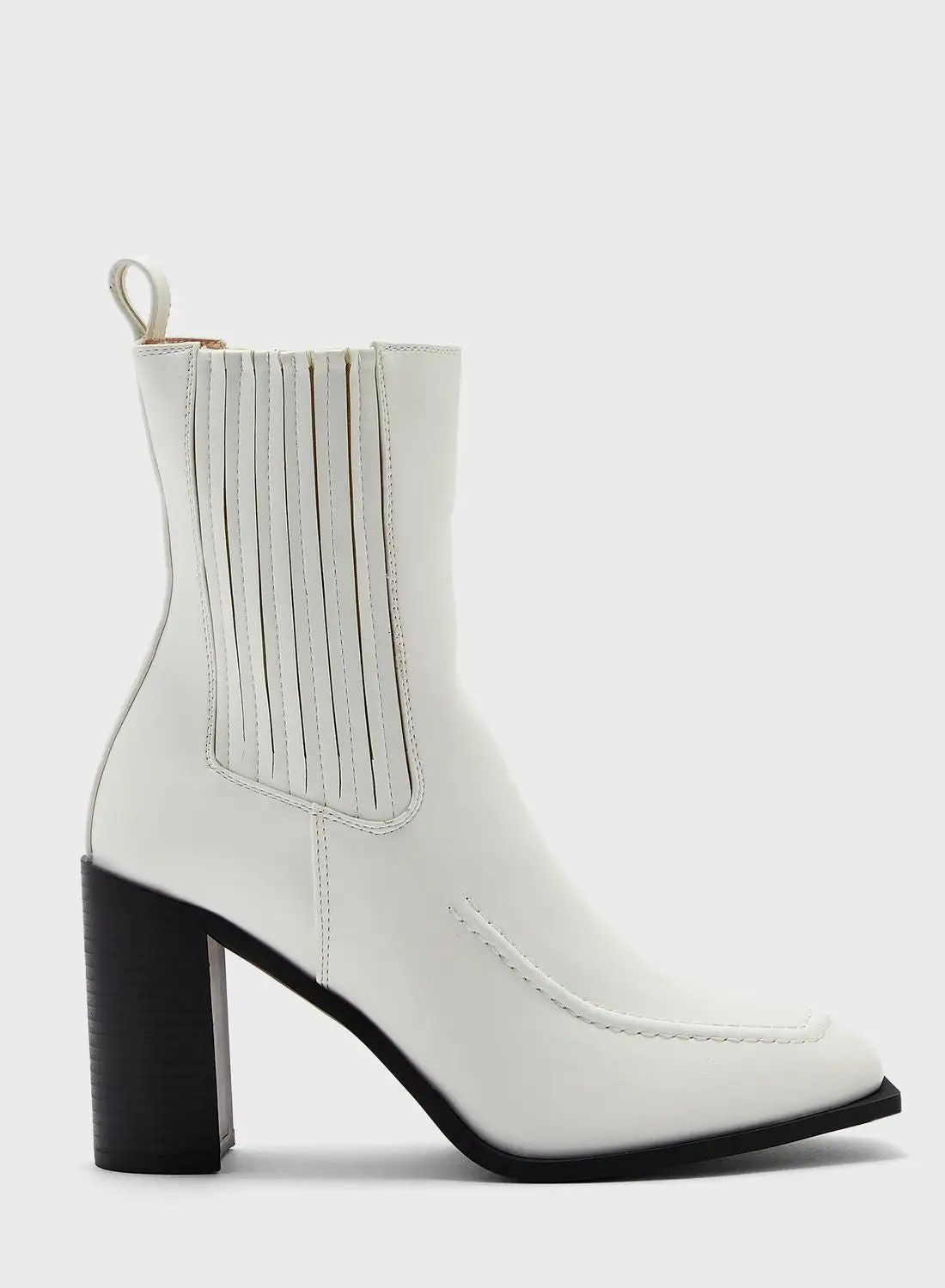 ELLA Block-Heel Ankle Boots