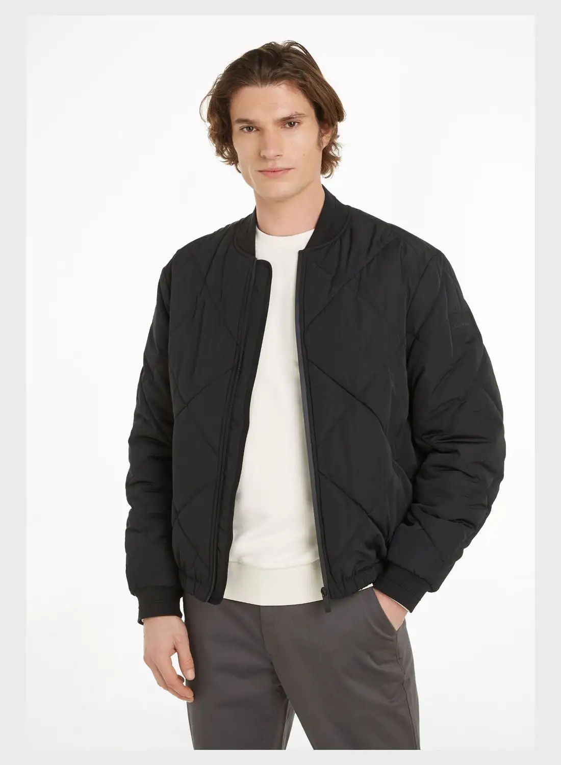 CALVIN KLEIN Essential Quilted Bomber Jacket