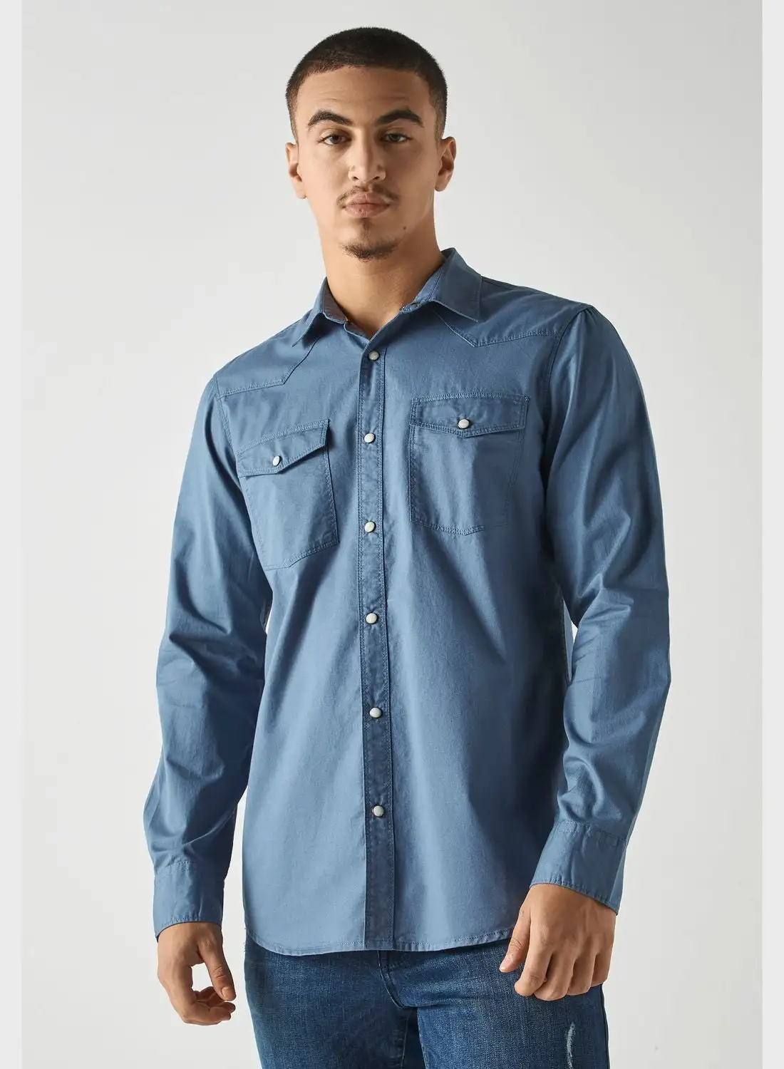 Lee Cooper Flap Pockets Regular Fit Shirt