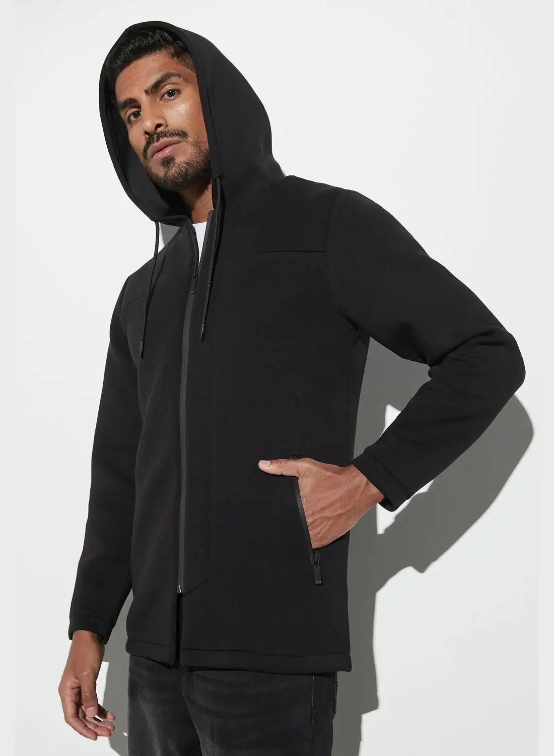 Iconic Essential Zip Through Hoodie