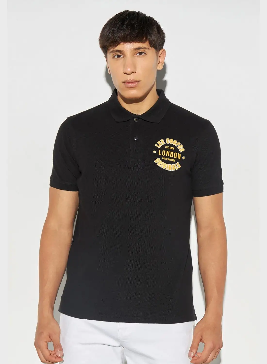 Lee Cooper Embroidered Logo Polo