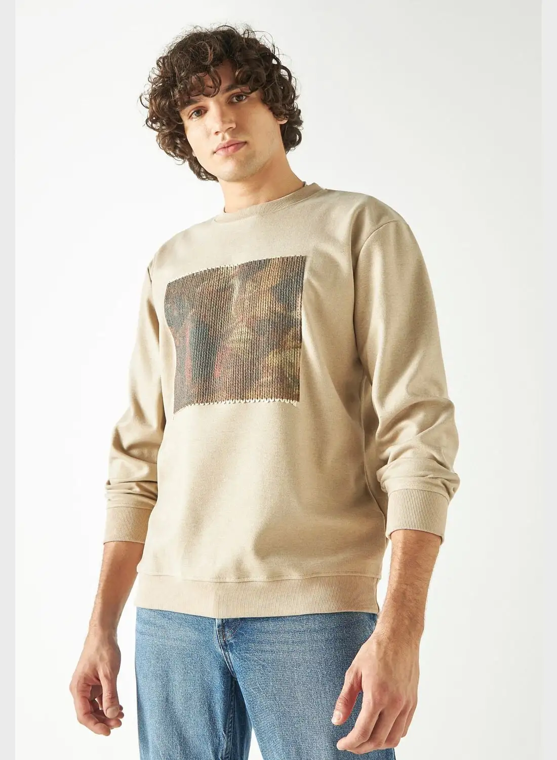 Iconic Graphic Crew Neck Sweatshirt