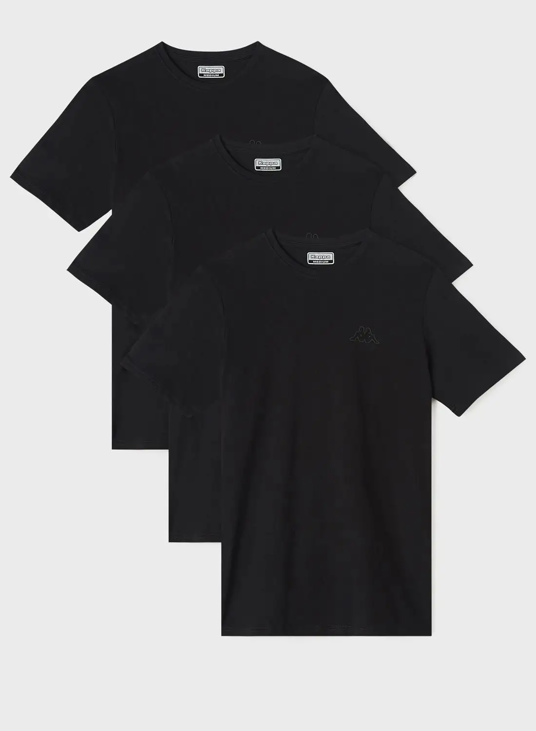 Kappa 3 Pack Essential T-Shirt