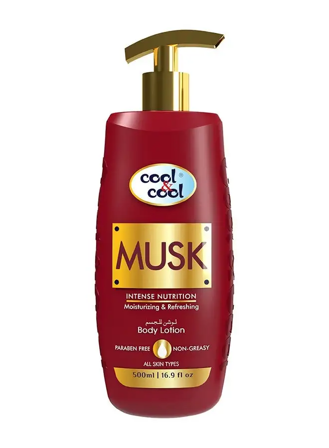 cool & cool Musk Body Lotion 500 ml