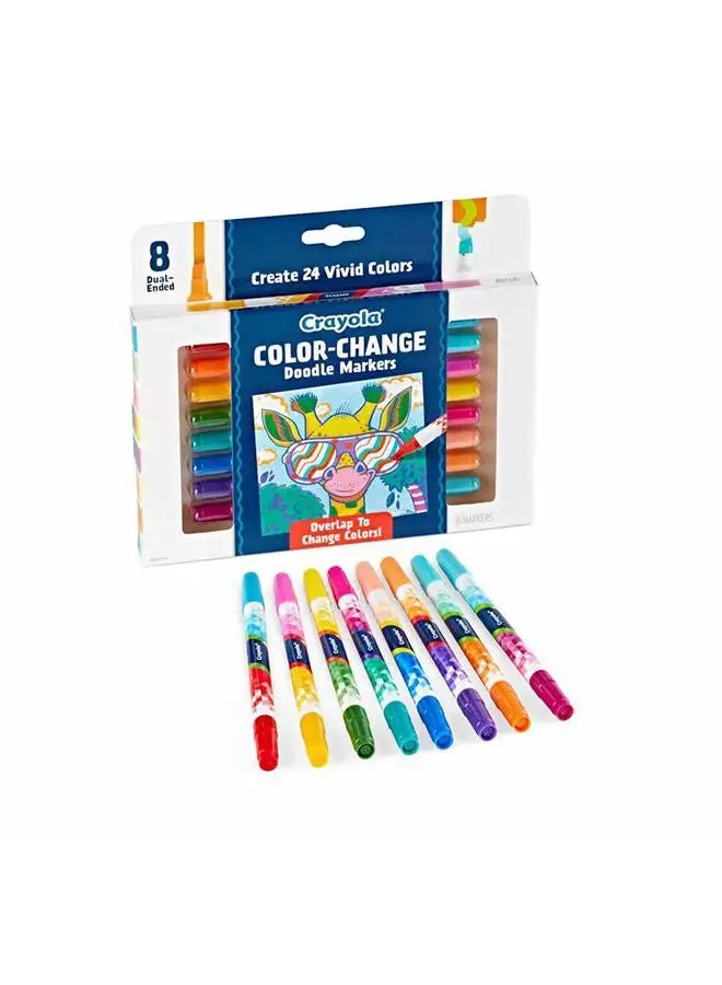 Crayola 8 Ct Color Change Doodle Markers