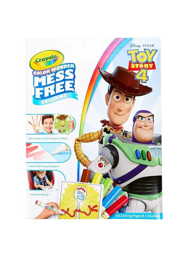 Crayola Color Wonder Coloring Pad & Markers  Toy Story 4