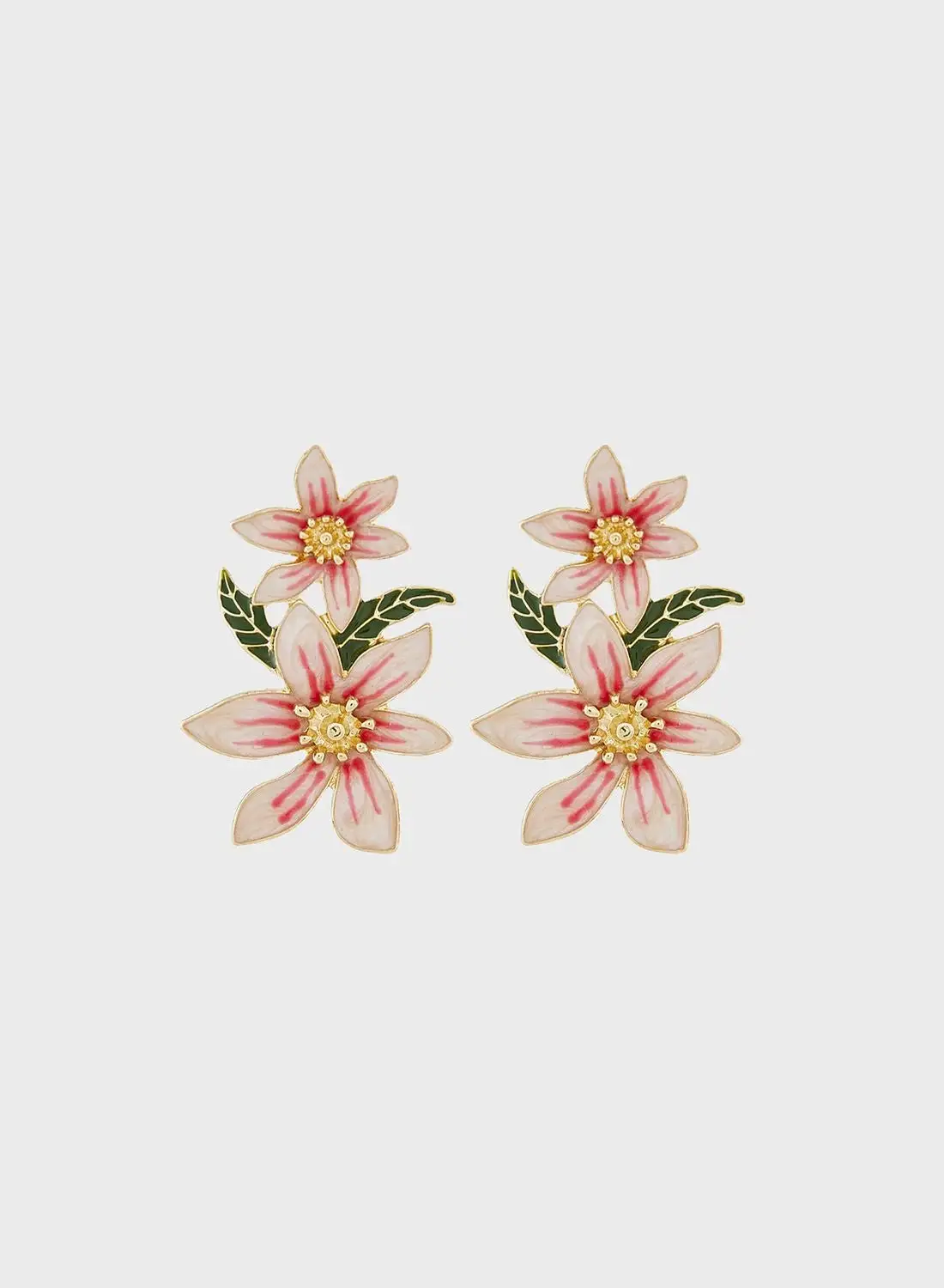 Ginger Statement Floral Earrings