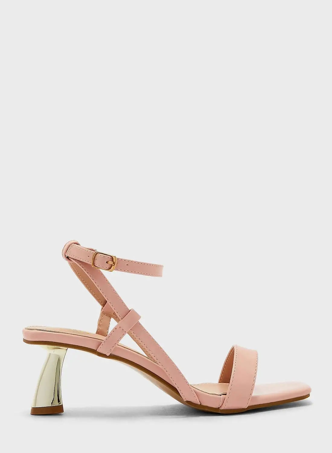 ELLA Square-Toe Strappy Sandals