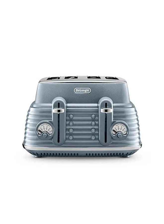 De'Longhi Scolpito 4-Slice Toaster 1800 W CTZS4003.AZ Azure