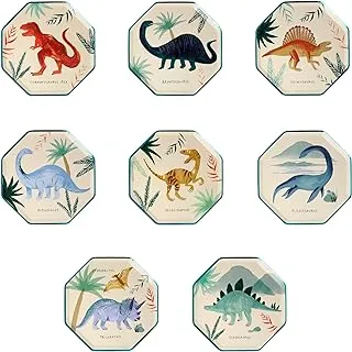 Meri Meri Dinosaur Kingdom Side Plates 8 Pieces