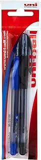 Mitsubishi Uni-Ball Lakubo 1.0 mm Tip Ballpoint Pen 2-Pack, Blue/Black