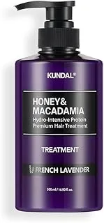 Kundal Honey and Macadamia Hydro Intensive Protein Premium Hair Treatment French Lavender, clear, 500 ML