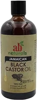 AB Naturals Jamaican black castor Oil promotes hair growth and Skin nourishment 8.OZ