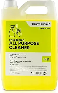 Cleany Genie, All Purpose Cleaner, Crisp Lemon, 5 Litres