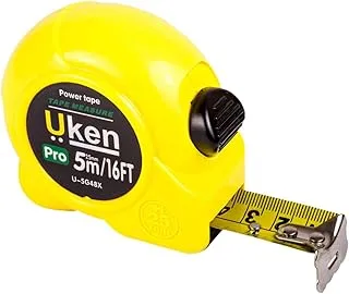 Uken Measuring Tape 5 Meter Yellow