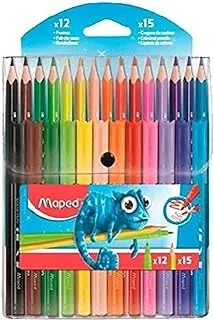 Maped Pulse Combo Pack 15Colpencils+12 Felttip