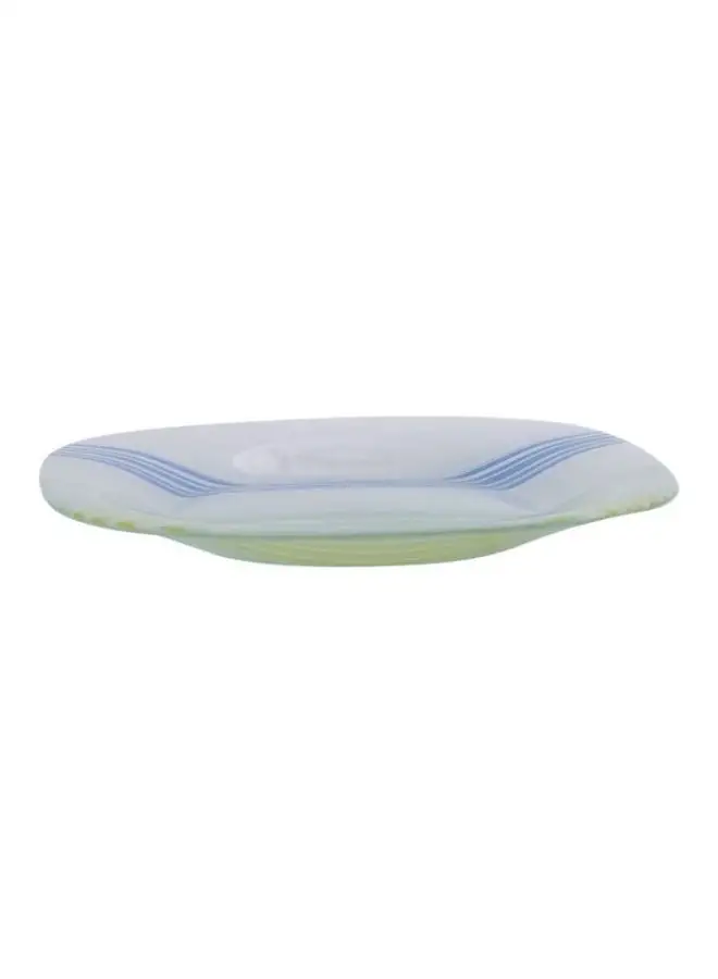 Luminarc Strips Dessert Plate White/Blue 18cm