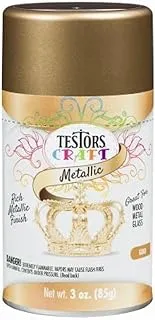 Testors Craft Aerosols Gold, 3Oz, 304350