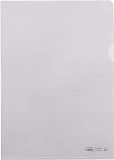 Elba 100461018 Premium Document Holder A4 PVC 0.14 mm Cut-Flush Plain Maximum Capacity 20 Pages Box of 100 Transparent