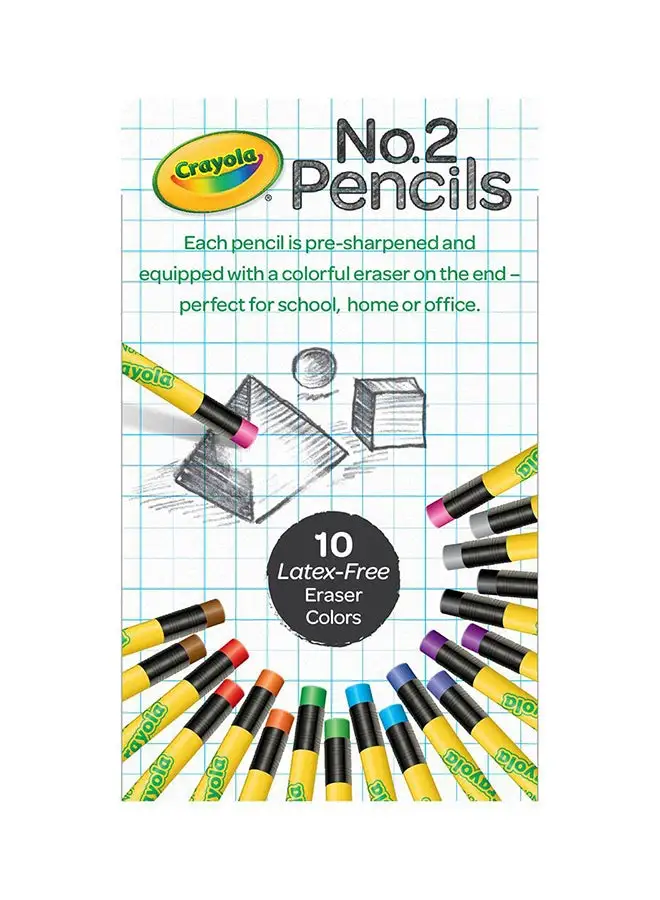 أقلام رصاص Crayola عدد 2 ، عدد 20