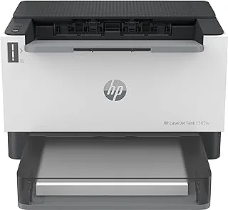 HP LaserJet Tank 1502w Printer - Black and white, Compact Size; Energy Efficient, Dualband Wi-Fi; Up to 20,000 pages per month duty cycle