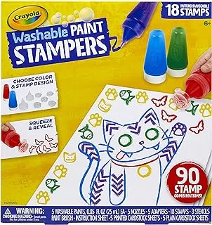 WASHABLE PAINT STAMPERS,6PK