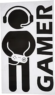 Gamer Wall Sticker Video Game Art Wallpaper Vinyl Wall Decal for Boys Room Play Room Decoration