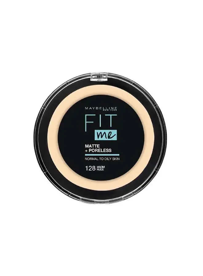 MAYBELLINE NEW YORK Fit Me Matte & Poreless Powder 128 Warm Nude