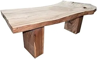 Dubai Garden Centre Natural Acacia Table, 240 cm Length x 100 cm Width x 80 cm Height, Natural