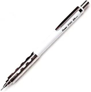 قلم رصاص ميكانيكي Pentel Cushi ، مقاس 0.5 مم ، أبيض