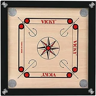 Vicky Carrom Board (Small),Brown