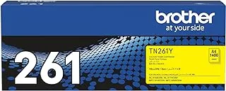 BROTHER Genuine TN-261Y Standard Yield Yellow Ink Printer Toner Cartridge