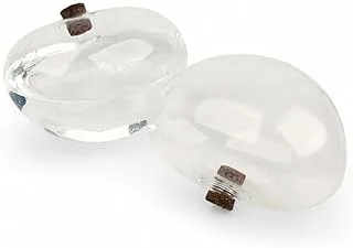 Kikkerland Water from a Stone Hand Blown Glass Automatic Self-Watering Plant Globes, Set of 2