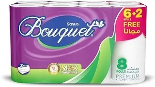 Sanita Bouquet Paper Kitchen Towel,28 cm 8 Rolls