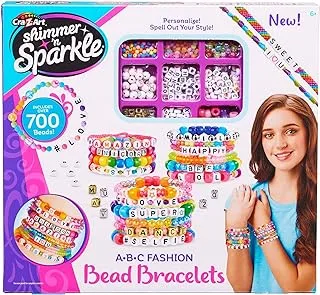 Cra-Z-Art 17883 Shimmer 'N Sparkle DIY ABC Fashion Beads