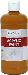 Handy Art Student Acrylic Paint, 16 Fl Oz (Pack Of 1), Raw Sienna