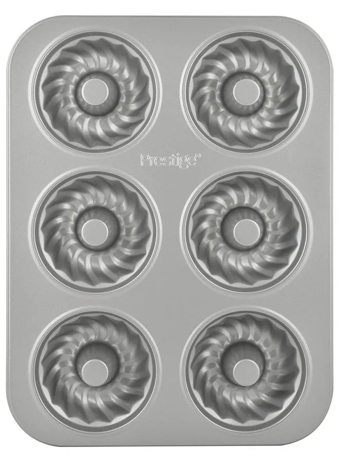 Prestige Bakemaster 2 Non-Stick Mini Fluted Mold Pan Grey 35.1 x 26.7 x 3.5cm