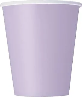 Unique Party Unique 9 oz Cups 8pc Lavender