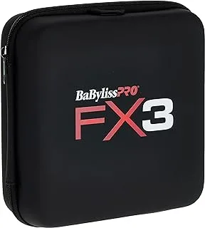 BaBylissPRO Barberology FX3 Collection Travel Case, Fits Trimmer, Clipper, Shaver, Charger, Clipper Guards & Blades