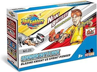 Spin Fighters 5 Battle Pack Blazing Knight VS Sprint Pioneer Spinner Toy