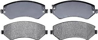 Acdelco Silver 14D856M Semi-Metallic Front Disc Brake Pad Set With Wear Sensor