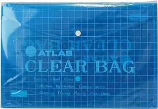 Atlas AS-F10001 Document Bag, Blue