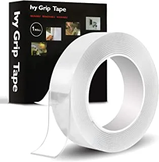 Showay Double Sided Tape 3Cm X 3M X 2Mm Removable Acrylic Sticky 9.84 Ft, Lc-Dst-3M-2, Medium