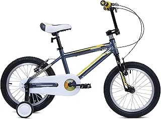 Mogoo Matrix Kids BMX Aluminum Alloy Lightweight Bike for 5-10 Years Old Boys Girls, Adjustable Height, Handbrakes, Gift for Kids, 16 Inch Bicycle with Training Wheels, 20-Inch with Kickstand