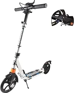 Coolbaby Foldable Adult Scooter, Hight-Adjustable Urban Scooter Folding Kick Scooter With Big Wheels For Teens Kids Age 13 Up