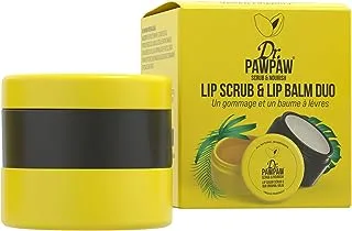 DR. PAWPAW Scrub & Nourish - Lip Scrub, Balm, Mask, Sugar Repair, Restoration, Smooth Lips, Chapped Natural Beauty, Vegan Beauty